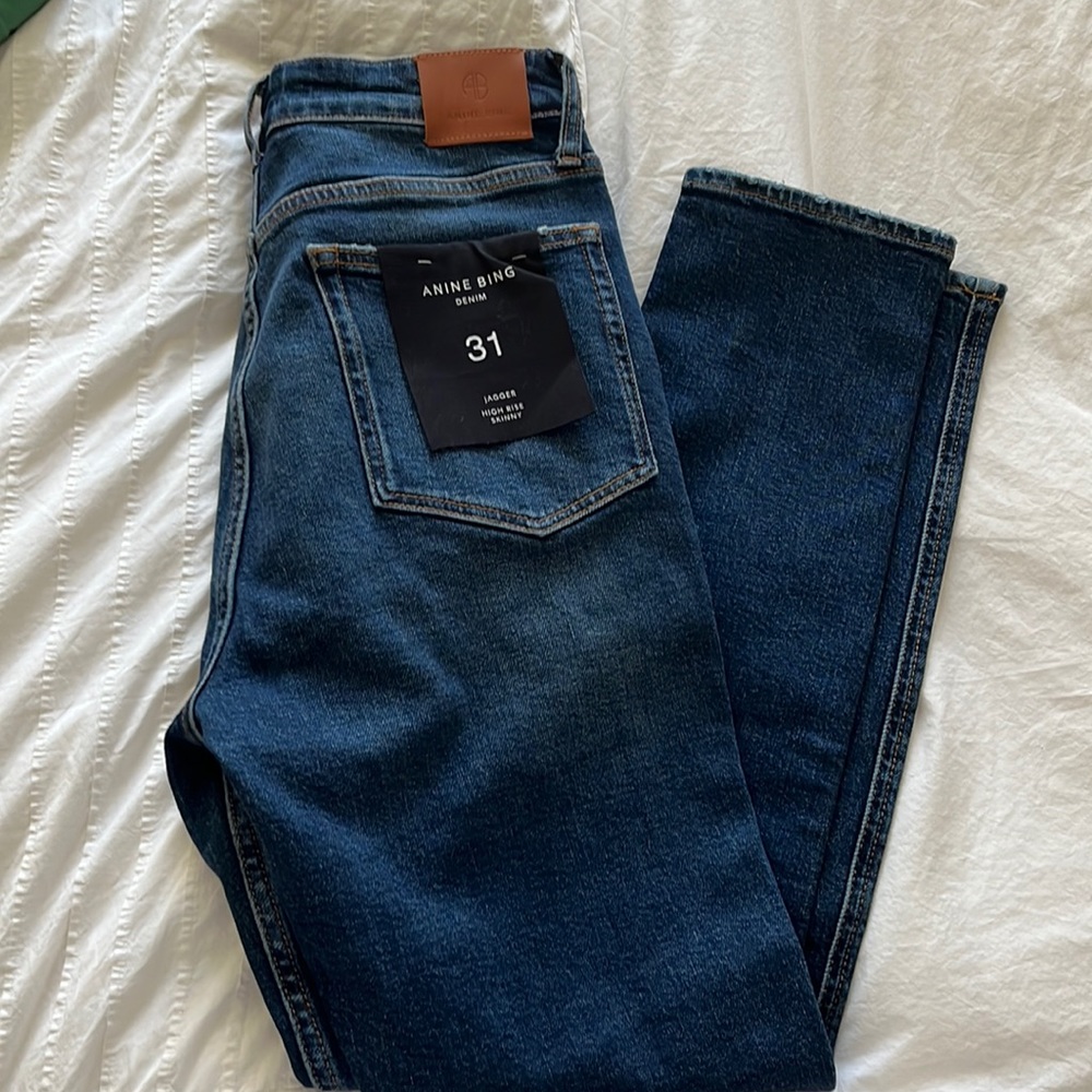 Never worn Anine Bing Jagger jeans